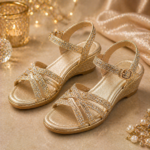 Shimmer Party Wear Sandals